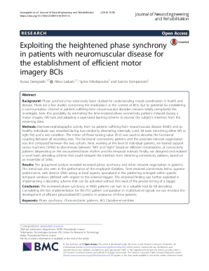 Post-stroke Rehabilitation Training with a Motor-Imagery ...