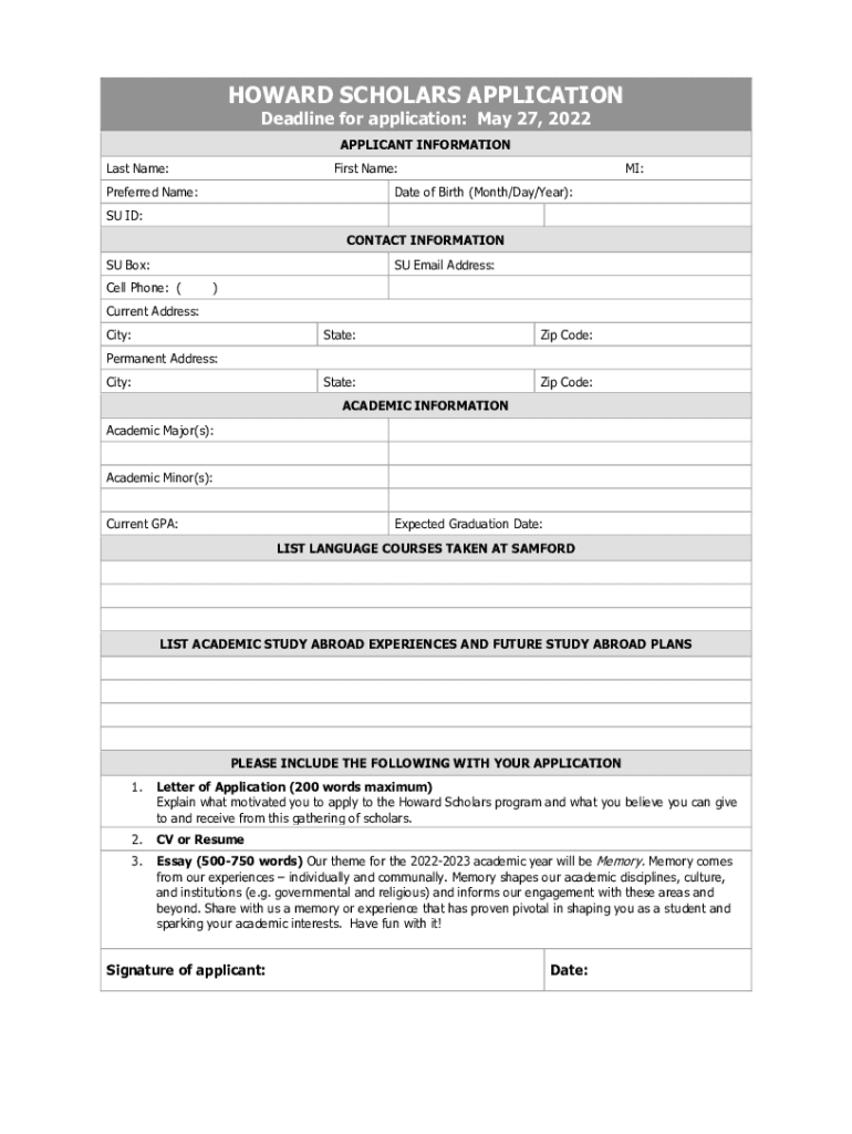 Fillable Online Laurier Scholars Application Fax Email Print - pdfFiller