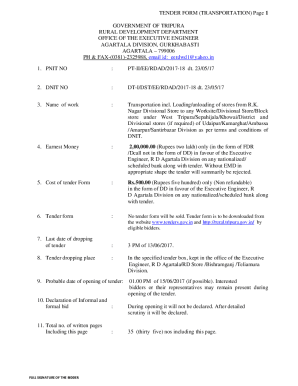 Fillable Online rural tripura gov RURAL DEVELOPMENT DEPARTMENT, GOVT OF ...