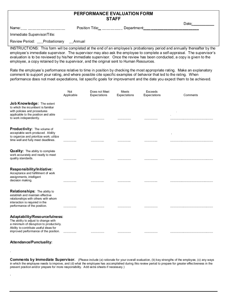 Fillable Online How To Create Employee Performance Review Form In Word fillable-online-how-to-create-employee-performance-review-form-in-word