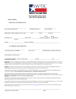 requirements for application for estarl