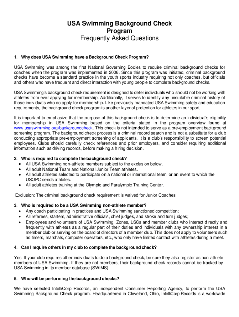 Fillable Online Safety Training for Swim Coaches SupplementRed Cross