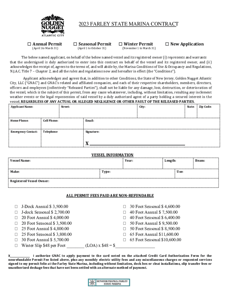 Fillable Online Boat Launch Permit Application.pub Fax Email Print