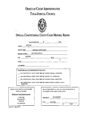 Fillable Online TEXAS JUDICIAL COUNCIL AND OFFICE OF COURT Fax Fillable Online TEXAS JUDICIAL COUNCIL AND OFFICE OF COURT Fax