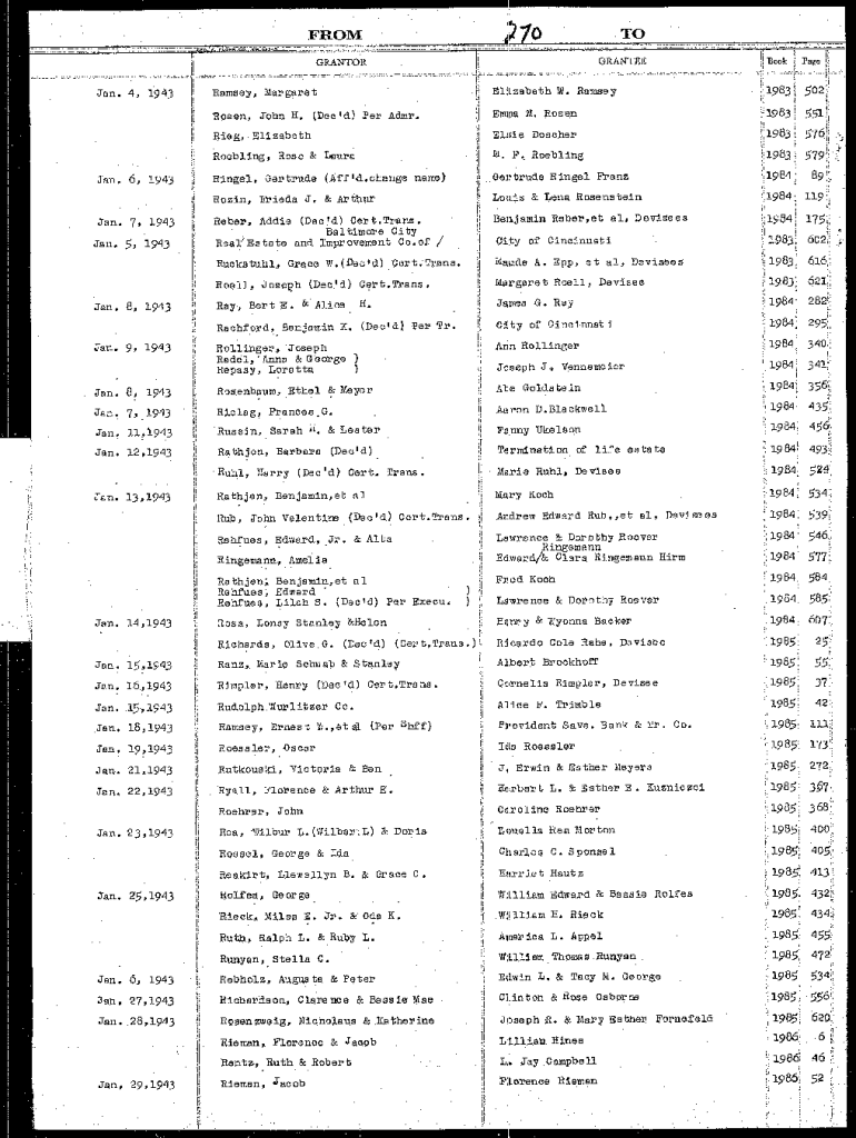 Fillable Online recordersoffice hamiltonco l O Hamilton County