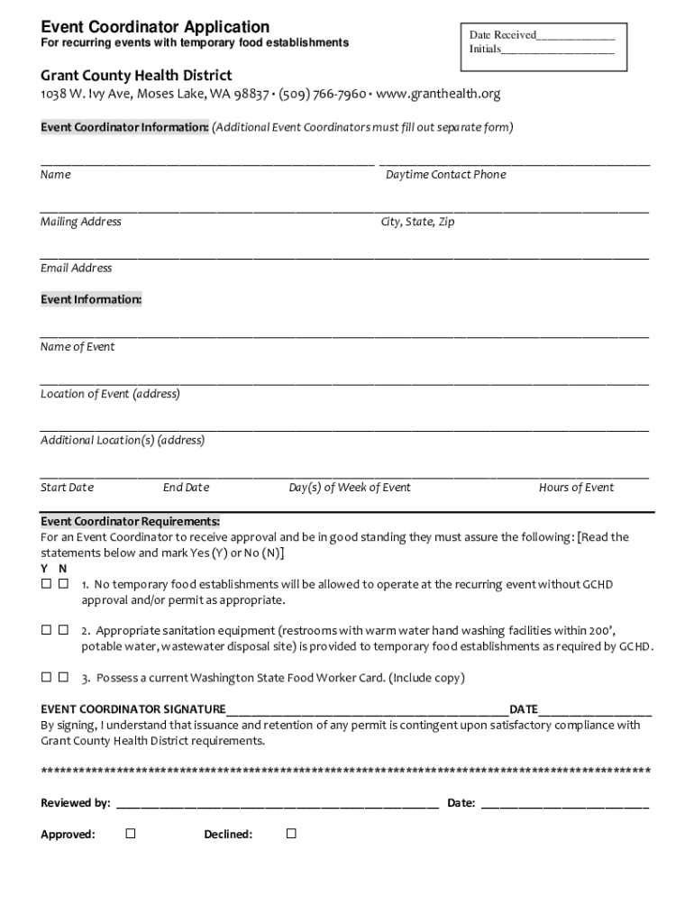 Fillable Online Seasonal Temporary Food Service Permit Application For Fax Email Print