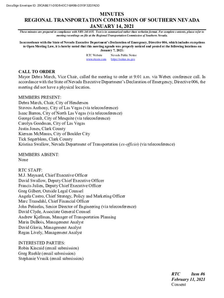 Fillable Online Regional Transportation Commission ZoomInfo Fax Email Print pdfFiller