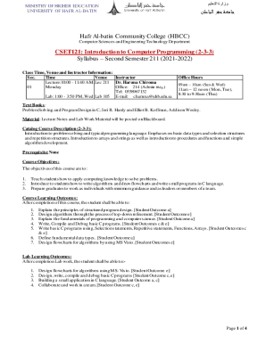 ICS 201 Syllabus. ICS 201 Introduction to Computing II