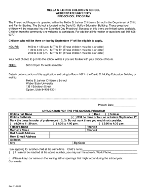Form preview