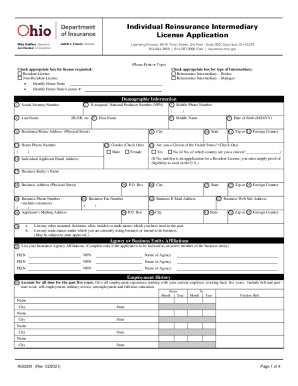 Fillable Online insurance ohio Ohio Department of Medicaid - HUD Fax ...
