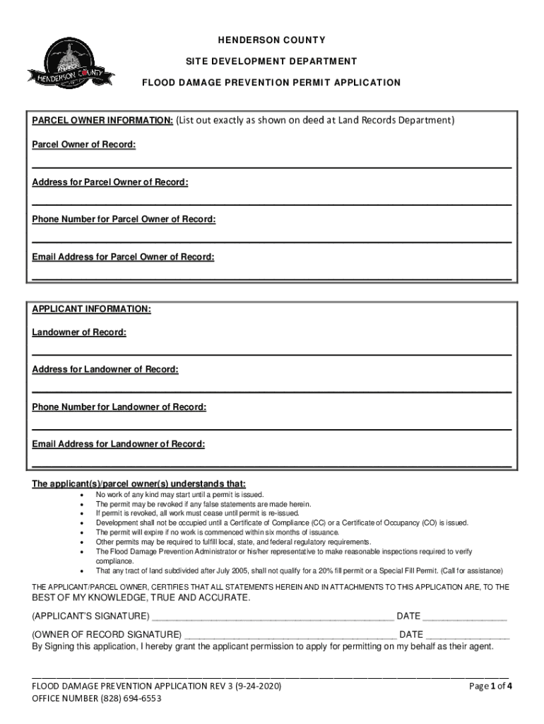 Fillable Online Property Summary Henderson County Real Property Data