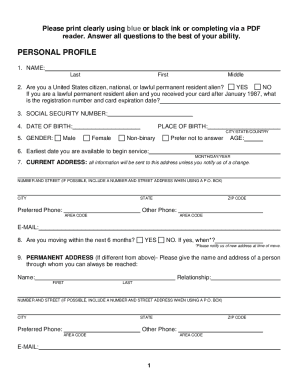 Form preview