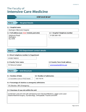 Fillable Online County Durham and Darlington NHS Foundation Trust Fax ...