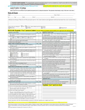 Pre-participation Physical Evaluation Forms - SharpSchool