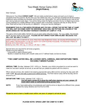 Horseback Riding Summer Camp Columbia