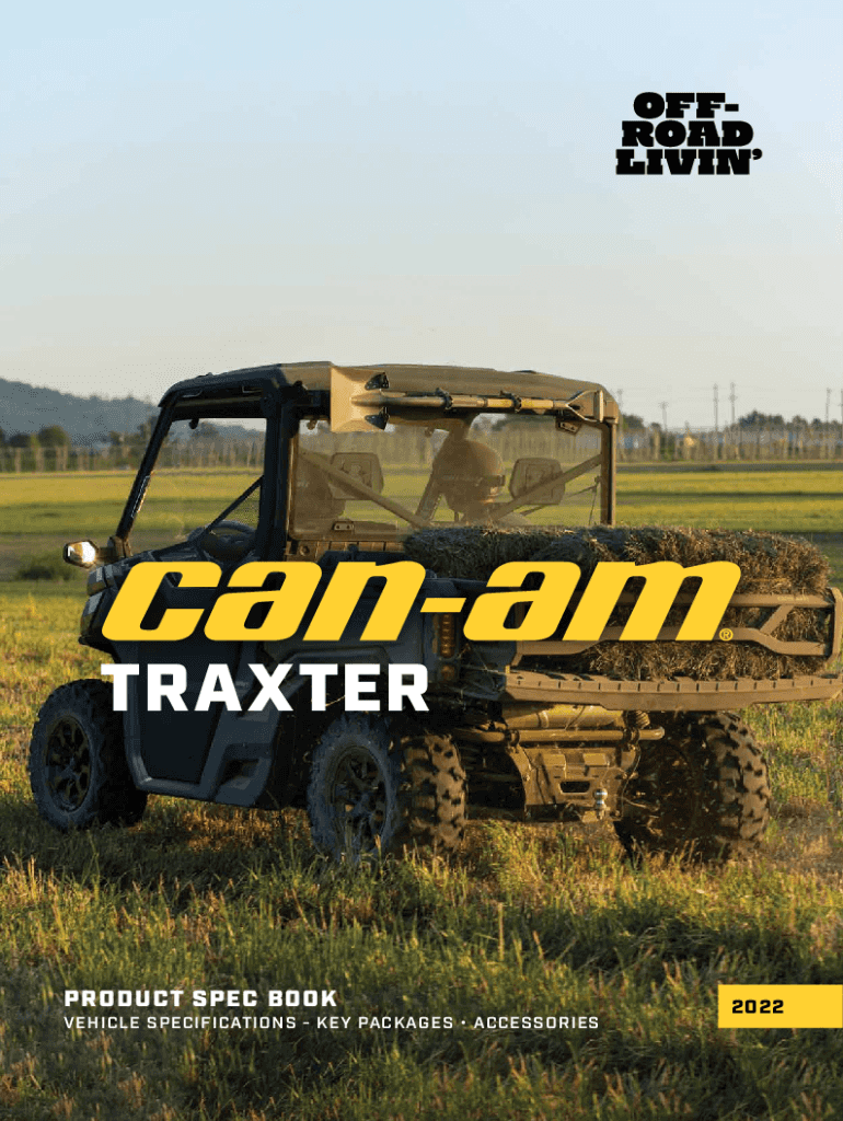 Fillable Online 2023 CanAm Defender SideBySide Vehicle for Work
