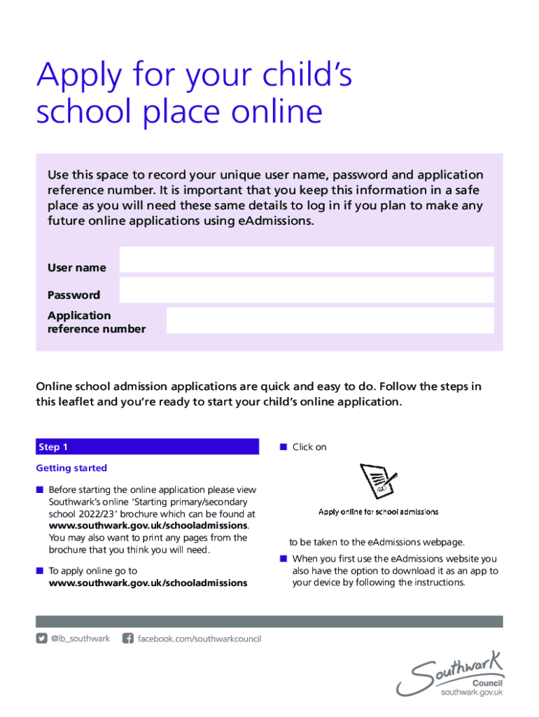 Fillable Online How to complete a school application form online Fax ...