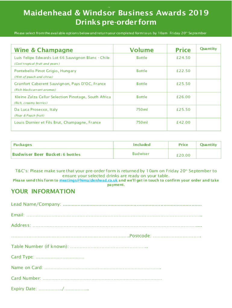 Form preview