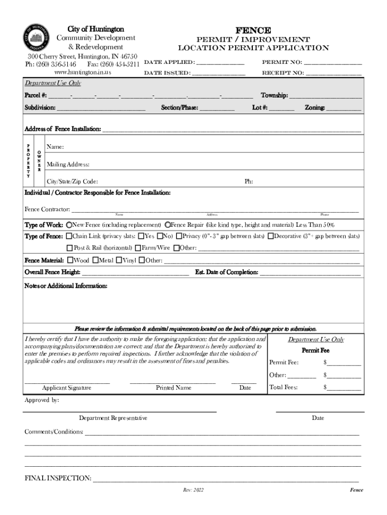 Fillable Online an ordinance of huntington county, indiana, regulating