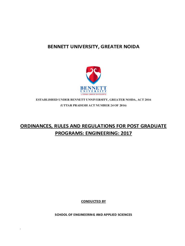 Fillable Online ORDINANCES, RULES AND REGULATIONS FOR POST GRADUATE Fax