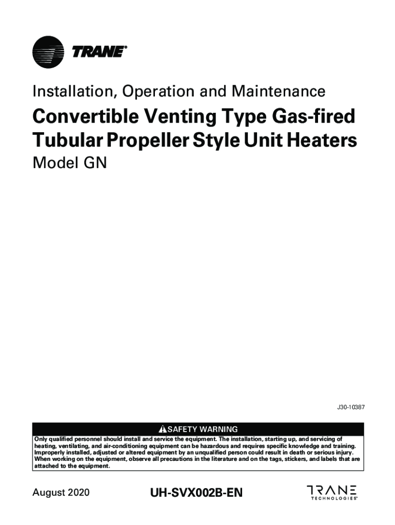 Fillable Online Convertible Venting Type Gasfired Tubular Propeller