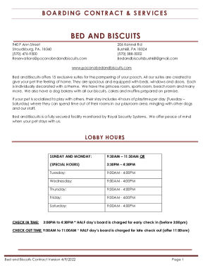 Free Horse Boarding Contract Template - Get 2022 Sample