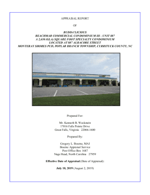 Fillable Online Individual Condominium Unit Appraisal Report (Hybrid ...