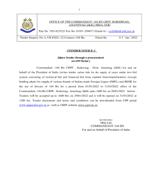 office of the commandant-164 bn, crpf, c/o 56 apo kokernag ...