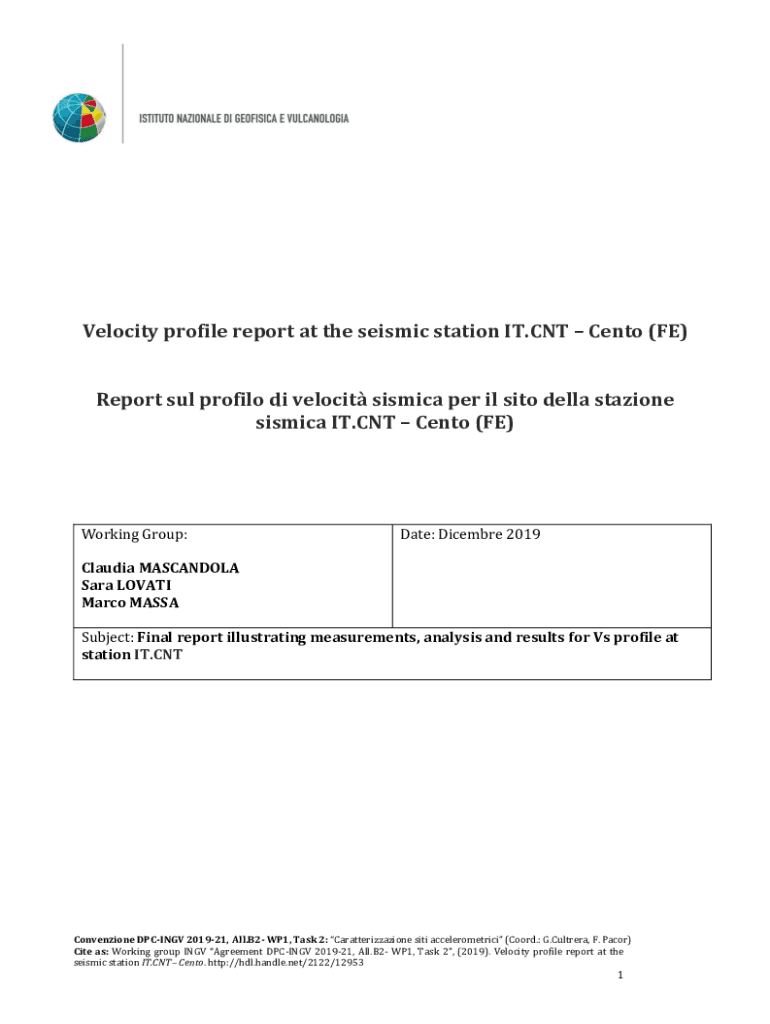 Fillable Online A revised image of the instrumental seismicity in the
