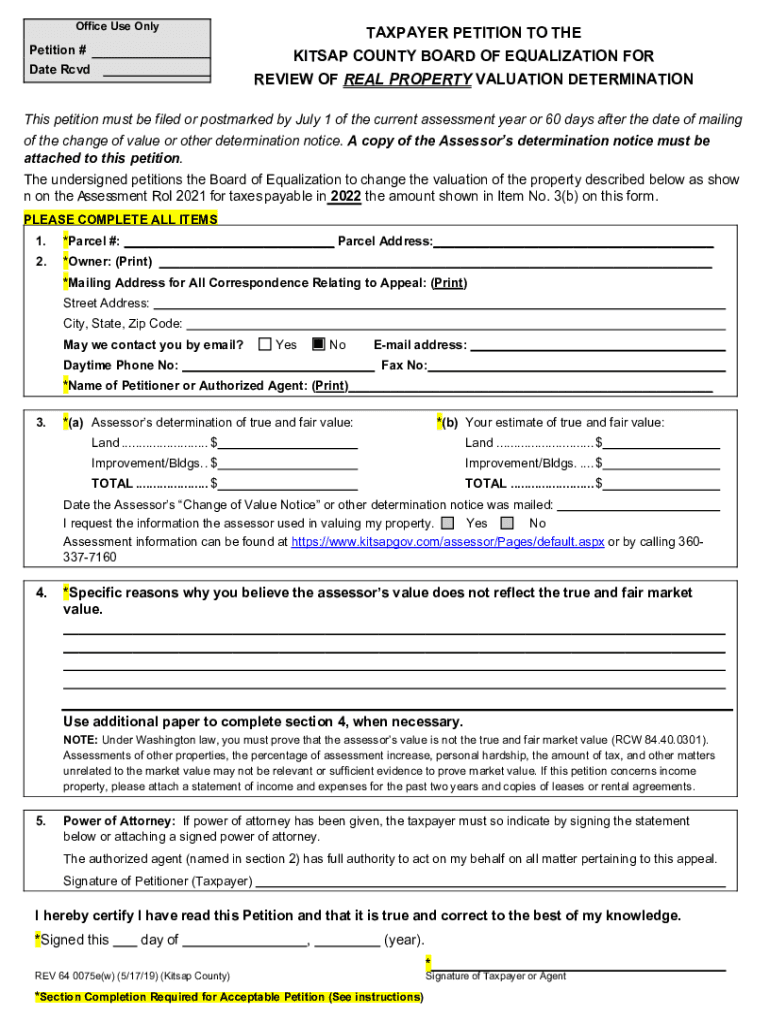Fillable Online How do I pay my property taxes? Port Orchard Fax