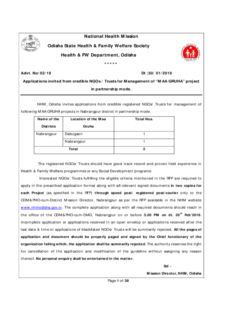Fillable Online Advt. document of Maa Gruha.docx Fax Email Print