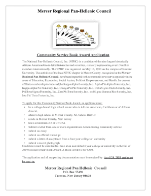 Fillable Online National Pan-Hellenic Council - Fraternity and Sorority ...