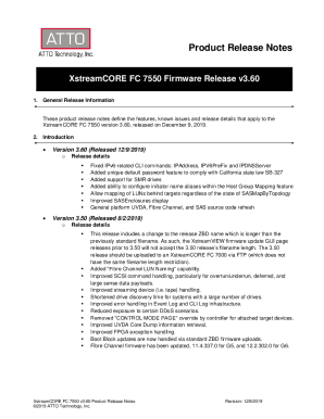 Product Release Notes - ATTO Technology