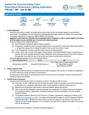 Fillable Online Prescriptive Horticultural Lighting Application Fax ...