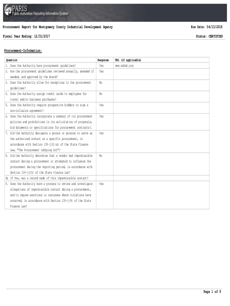 Fillable Online Industrial Development Agency Directory and Reports Fax