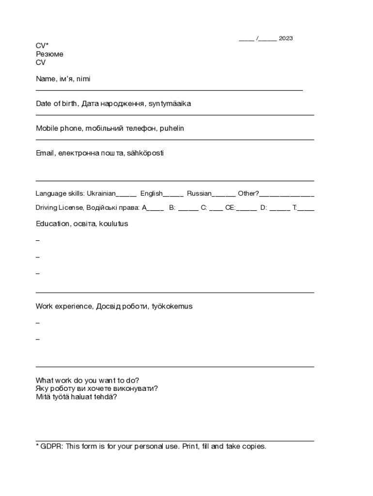 Form preview