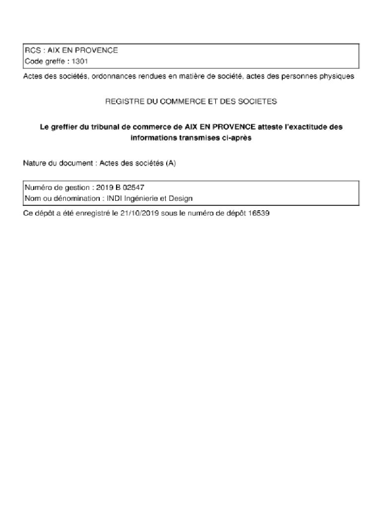 Remplissable En Ligne Greffe du tribunal de commerce d'Aix en Provence