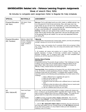 Distance Learning Lesson Plans Week One Mrs. Rains erains ...