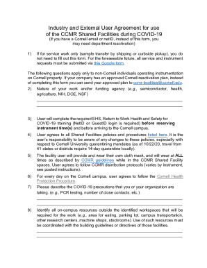 CCMR COVID19 User Agreement - Cornell Center for Materials ...