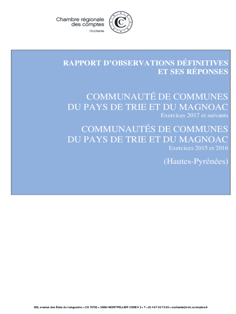 Remplissable En Ligne Communaut de communes du Pays de Trie et du
