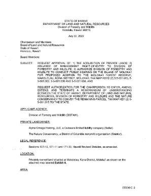 Protecting Forests for Water Supply Sustainability in Kohala ...