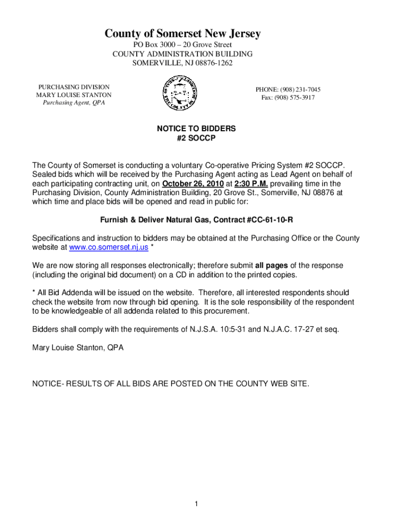 Fillable Online High Bridge Tax Collector 97 W Main St, High