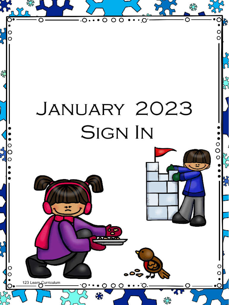 Fillable Online Monthly signin sheets available as a free download on 1 ...