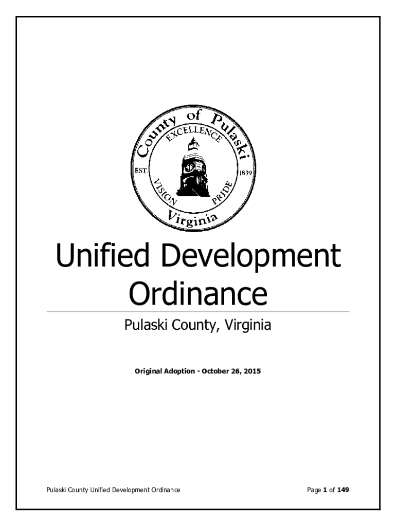 Fillable Online Use the online zoning map link available at the Pulaski County Fax Email Print