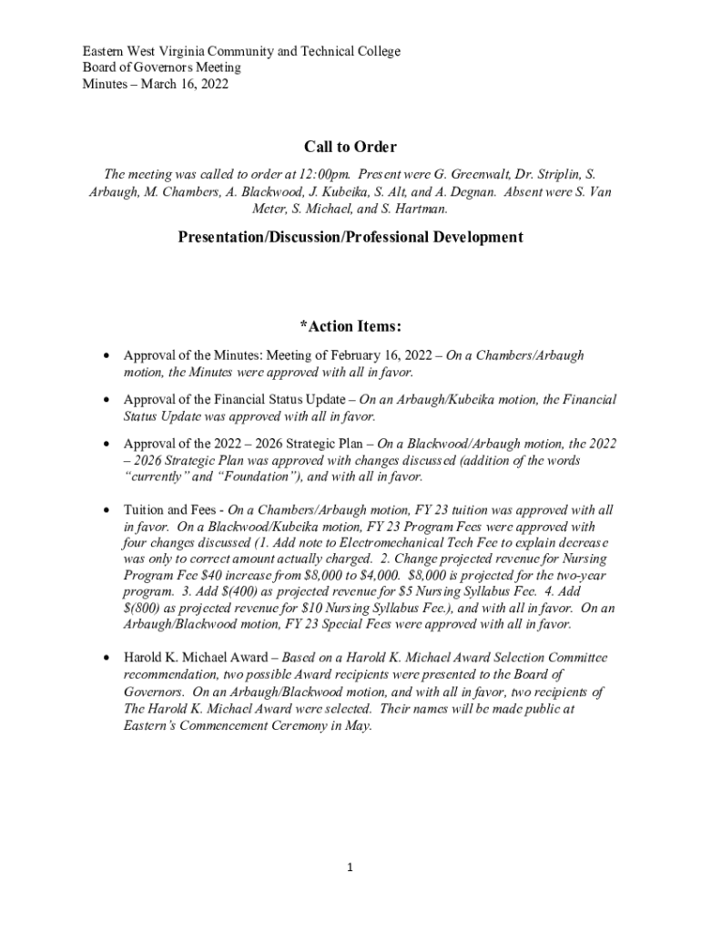 Fillable Online board of governors meting materials DrainJordan