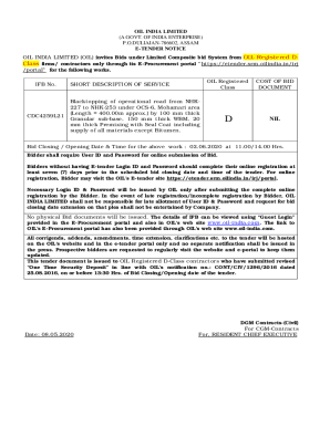 OIL Registered