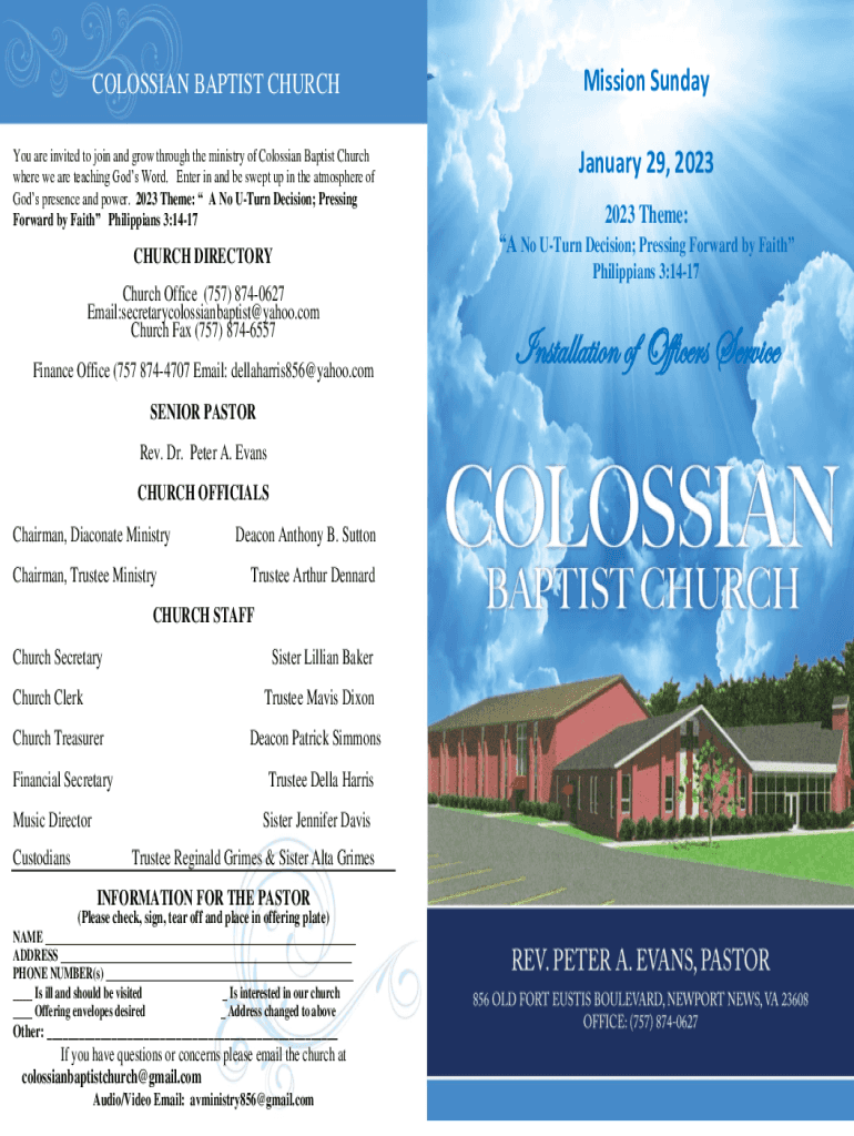 Fillable Online Installation of Officers Service Fax Email Print ...