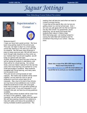 Jaguar Jottings - SharpSchool