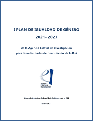 I plan de igualdad de gnero