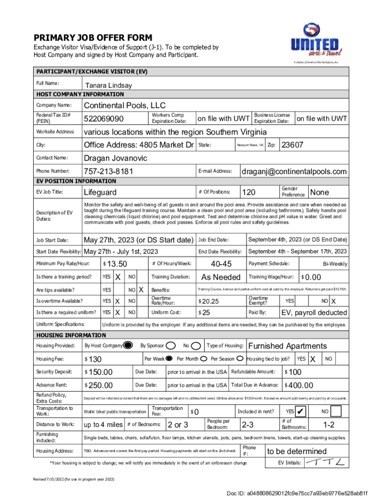 Fillable Online What is the Exchange Visitor J1 Visa? Everything You